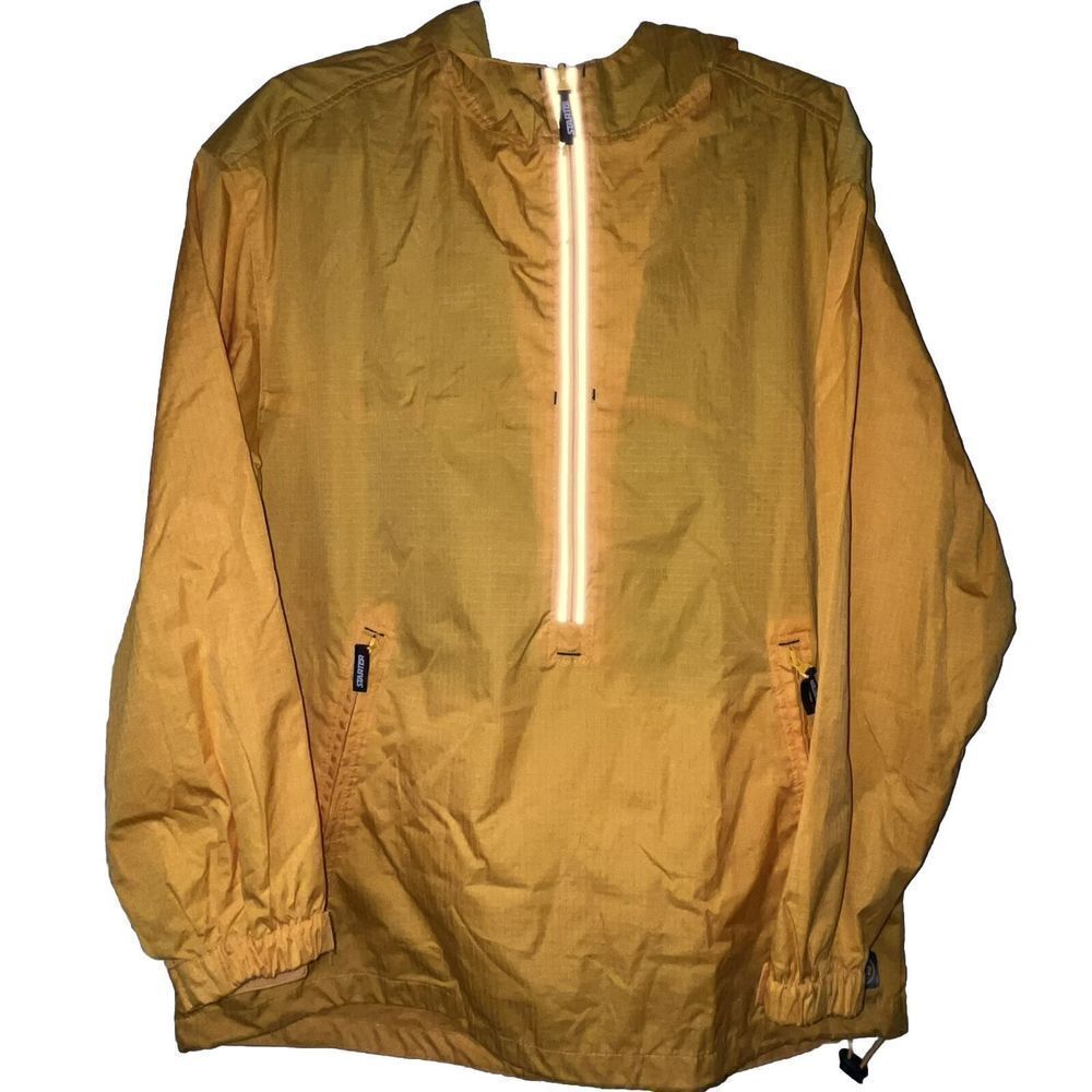VTG Starter Rain Jacket Yellow Medium Everyday Use Crossing Guard Rainwear *Read